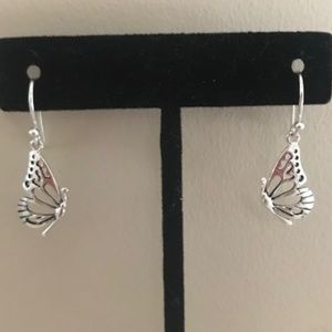 Sterling Silver Butterfly Earrings